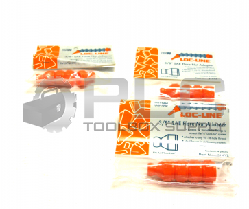 NEW LOT OF 3 PACKS SEALED LOC-LINE 41412 NUT ADAPTER 3/8'' 4 IN A PACK