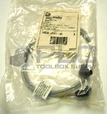 NEW SEALED ALLEN BRADLEY 1485K-P1F5-V5 RT ANG MICRO MALE TO RT ANG MICRO FM 1M