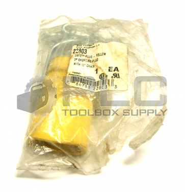 NEW WOODHEAD 22803  2 POLE SHORTING PLUG 