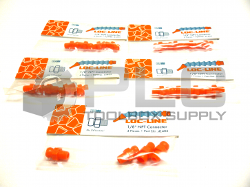 NEW LOT OF 5 SEALED LOC LINE 41405 MALE CONNECTORS