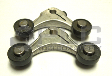 LOT OF 2 MICROSWITCH 6PA102 NYLON ROLLER FORK ARM