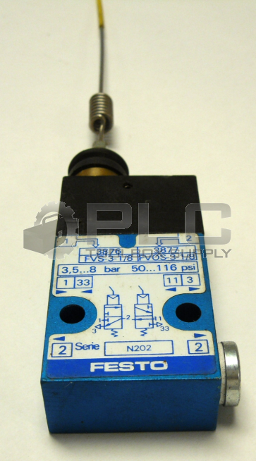 NEW FESTO FVS-3-1/8 WHISKER VALVE
