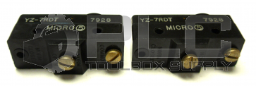 NEW LOT OF 2 MICROSWITCH YZ-7RDT LIMIT SWITCH 15AMP 460VAC 250VDC