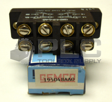 NEW GEMCO 1950-4-B-A-A-O LIMIT SWITCH DPDT ASSEMBLY W/PLUNGER