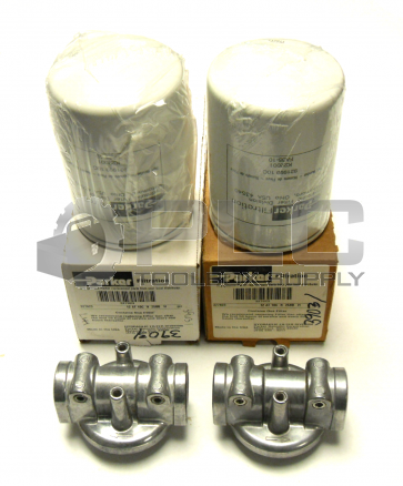 NEW SEALED LOT OF 2 PARKER FILTRATION 921999 10C HYDRAULIC ELEMENT 10MICRON 20G