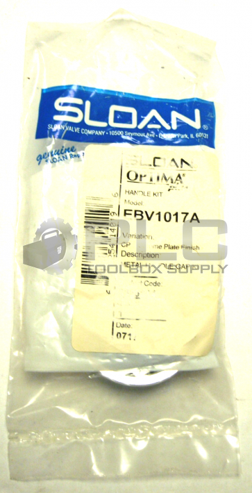 NEW SLOAN OPTIMA EBV1017A METAL HANDLE CAP KIT 