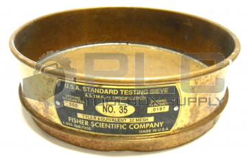 U.S.A STANDARD TESTING SIEVE NO.35 OPENING MICROMETER 500 8" DIAMETER