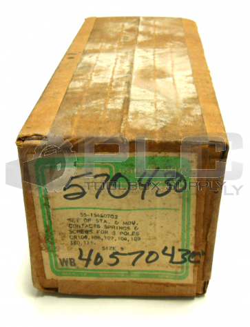 NEW SEALED GENERAL ELECTRIC 55-154607G2 KIT SIZE5 CONTACTS 3POLE