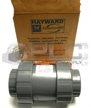 NEW HAYWARD TB1300S TRUE UNION BALL VALVE 3" PVC/VITON