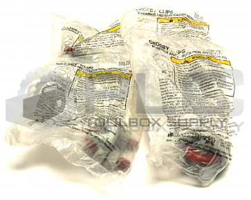 NEW SEALED LOT OF 4 CROSBY G-450 1/2 RED-U-BOLT