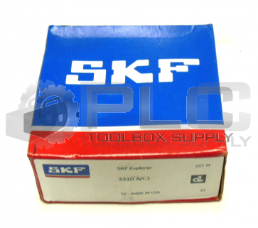 NEW SKF 3310 A/C3 BEARING DOUBLE ROW 110MM X 50MM 1-3/4IN-WIDTH