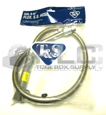 NEW T&S DIM B-44" FLEX S.S. HOSE
