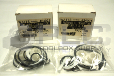 NEW LOT OF 2 WATTS PA-01-RK PNEUMATIC ACTUATOR REPAIR KIT