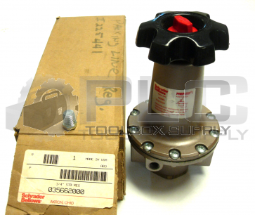 NEW SCHRADER BELLOWS 35662000 PRESSURE REGULATOR 5-125PSIG 3/4IN NPT