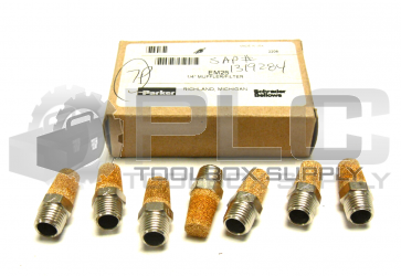 BOX OF 7 NEW PARKER SCHRADER BELLOWS EM25 1/4" MUFFLER/FILTER