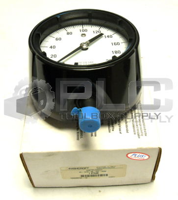 NEW ASHCROFT 45-1279-SS-04L-200 INSTRUMENT GAUGE 200#