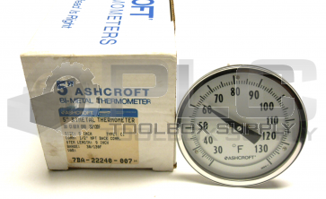 NEW ASHCROFT 50CI60R090 5" BIMETAL 30-130 F STEM 9" 50-CI60R090