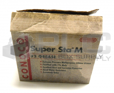 NEW BOX OF 10 CONOCO SUPER STA M GREASE #2