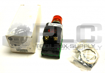 NEW ALLEN BRADLEY 800T-QTH24G /T  PILOT LIGHT AMBER 