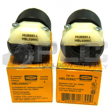 NEW LOT OF 2 HUBBELL HBL5266C CORD GRIP 