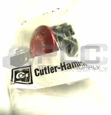NEW SEALED CUTLER-HAMMER E22JL2N8 RED EMERGENCY STOP BUTTON /SER A2