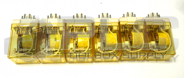 LOT OF 6 IDEC RR2P-U 24VDC RELAY 