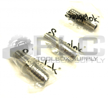 NEW LOT OF 3 SWAGELOK  SS-8-HC-A-811 HOSE CONNECTOR 