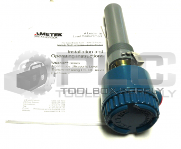 NEW IN BOX AMETEK DREXELBROOK US-21 ULTRASONIC LEVEL TRANSMITTER/SENSOR
