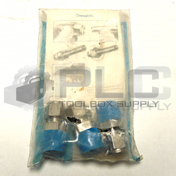 LOT OF 3 NEW SWAGELOK SS-500-1-6 SS TUBE FITTING