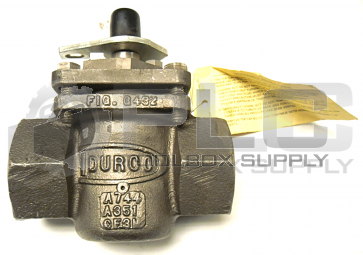 NEW DURCO FIG. G432 PORT VALVE 1 1/2 -300 