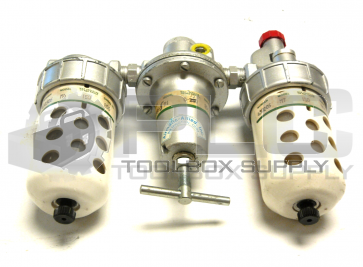 NEW AIRMATIC 420306 REGULATOR WITH  430206 AIRLINE LUBRICATOR AND 420306 FILTER 