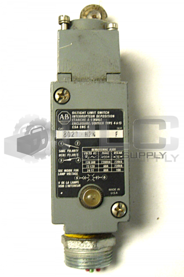 ALLEN BRADLEY 802T-HPN LIMIT SWITCH 