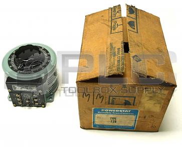 NEW POWERSTAT 226 VARIABLE AUTO-TRANSFORMER BP124201