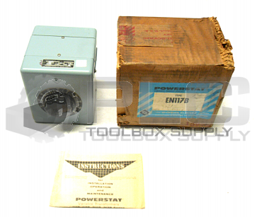 NEW POWERSTAT EN117B VARIABLE TRANSFORMER 