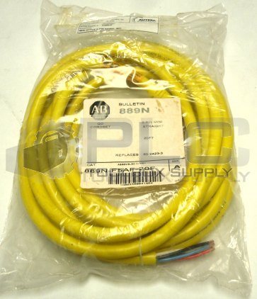 NEW SEALED ALLEN BRADLEY 889N-F5AF-20F CONNECTOR MINI FEMALE STRAIGHT 5-PIN 20FT