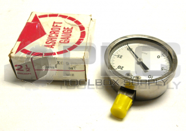 NEW ASHCROFT 1009S  GAUGE 0-30 PSI 