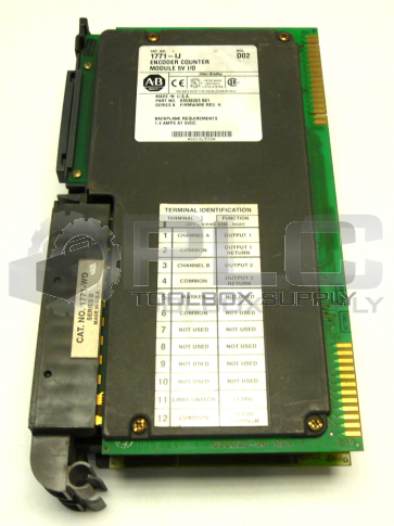 ALLEN BRADLEY 1771-IJ ENCODER COUNTER MODULE 5V I/O SERIES A