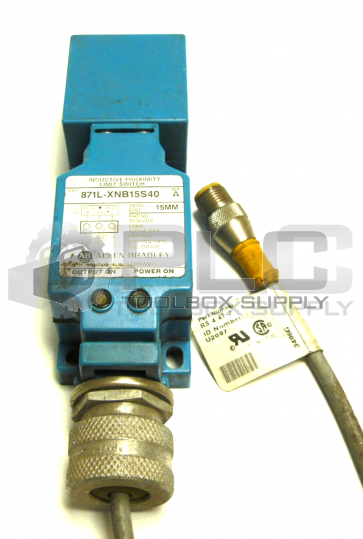 ALLEN BRADLEY 871L-XNB15S40 SER A INDUCTIVE PROXIMITY LIMIT SWITCH