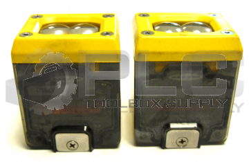 LOT OF 2 BANNER OSBLV OMNI-BEAM PHOTOELECTRIC SENSOR HEAD
