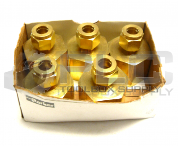 NEW LOT OF 5 PARKER 3/8" 1"  REDUCER 