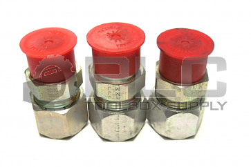 NEW LOT OF 3 NIAGARA PN12 3/4" NPT HYDRAULIC FITTING