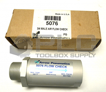 NEW ARROW PNEUMATICS 5076 AIR FLOW CHECK 3/4''