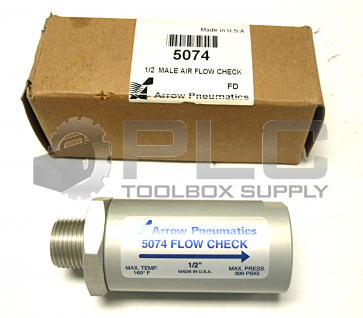 NEW ARROW PNEUMATICS 5076 AIR FLOW CHECK 1/2''