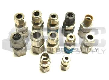 NEW LOT OF 12 MISC. PARKER GYROLOK SWAGELOK COUPLING UNIONS REDUCER