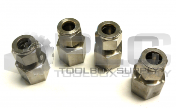 NEW LOT OF 4 SWAGELOK 1/2" 7/8" REDUCER COUPLING 