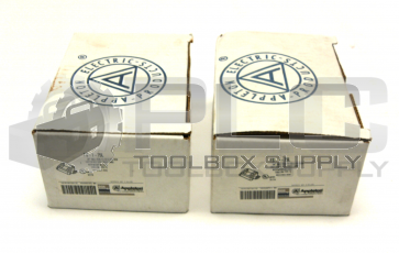 NEW LOT OF 2 APPLETON FS-1-75L CAST DEVICE BOX 3/4''