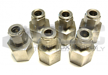 NEW LOT OF 6 SWAGELOK 3/8" 3/4" FEMALE REDUCER 
