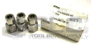 NEW LOT OF 3 PARKER 8FSC8N-316-GR UNION 1/2" 7/8" 