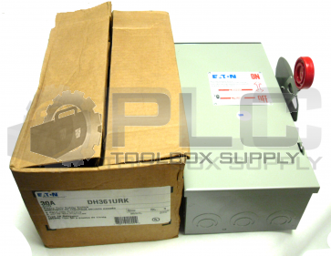 NEW CUTLER HAMMER DH361URK HEAVY DUTY SWITCH 3 POLE 30A TYPE 3R RAINPROOF