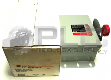 NEW IN BOX CUTLER-HAMMER DH361UDK HEAVY DUTY SAFETY SWITCH 30A 600V 3 POLE
